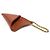 Clutch Triangular de Piel Ligera Bottega Veneta Roja - vista 3