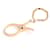Hermès Rose Gold Keychain and Glove Holder Pink  - view 2