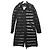 Moncler Maglione lungo imbottito mocha Nero