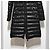 Moncler Maglione lungo imbottito mocha Nero - vista 5