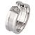 Cartier Doppelring aus Weißgold mit Diamant Größe - Ansicht 6