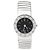 Bulgari Tubogas Stahl schwarzes Zifferblatt