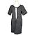 Chloé Vestido de algodón gris Sea de Mélange Castaño