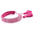 Dior Bracciale con frange di perline rosa magenta