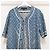 Louis Vuitton Giacca da baseball Supreme Blu - vista 4