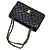 Chanel Classico Medio in Pelle di Agnello Nero - vista 4