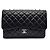 Chanel Jumbo Classico in pelle di agnello Nero