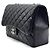 Chanel Jumbo Classico in pelle di agnello Nero - vista 2