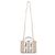 Chloé Borsa mini tote Woody in lino per donne Marrone - vista 5