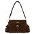 Prada Explore Medium Suede Shoulder Bag Brown