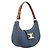 Céline Borsa a spalla media in denim Blu - vista 5