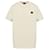 Moncler Baumwoll-T-Shirt mit Logo-Patch Braun