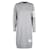 Thom Browne Vestido Loop Back Stripe RWB Castaño  - vista 1