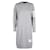 Thom Browne Vestido Loop Back Stripe RWB Castaño  - vista 4