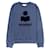 Isabel Marant Grafik-Sweatshirt Blau
