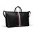 Thom Browne Bolsa de viagem em couro pebble grain Preto - vista 5