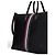 Thom Browne Bolsa de viagem em couro pebble grain Preto - vista 7
