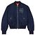 Kenzo Reversible bestickte Denim-Bomberjacke Blau - Ansicht 5