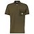 Moncler Piqué Polo-Shirt aus Baumwolle Grün