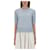 Thom Browne Stitch Pointel Bar T-Shirt Blau - Ansicht 4
