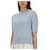 Thom Browne Stitch Pointel Bar T-Shirt Blau - Ansicht 7