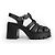 Prada Sandalias de plataforma de goma - vista 4
