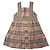 Burberry Abito Jumper a Quadri per Bambini Marrone - vista 2