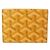 Goyard Insert Victoria Card Holder Yellow