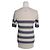 Burberry Britt Marineblau gestreifter Stricktop - Ansicht 2