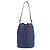 Miu Miu Pochette Bucket in Gabardine Blu - vista 3