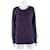 Chanel Kaschmir Pullover mit langen Ärmeln Lila  - Ansicht 1