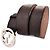 Gucci Signature Buckle Cima Belt Chocolate Silvery - view 2