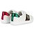 Gucci Baskets Basses avec Broderie de Tigre - vue 2