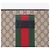 Gucci Pochette GG Supreme Stripe Marron - vue 3