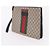Gucci Pochette GG Supreme Stripe Marron - vue 5