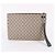 Gucci Pochette GG Supreme Stripe Marron - vue 6