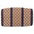 Gucci Borsa Boston GG Jacquard Viola Marrone