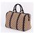 Gucci Borsa Boston GG Jacquard Viola Marrone - vista 5