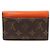 Louis Vuitton Monogram Canvas Piment Epi Leather Marie Lou Compact Wallet Red - view 3