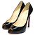 Christian Louboutin Pumps FLO nere in vernice per donne Marrone - vista 3