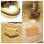 Louis Vuitton Borsa tote Montana in Monogram Vernis Beige Noisette D'oro - vista 7