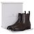 Brunello Cucinelli Stivali Chelsea in mogano Nero - vista 10