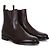 Brunello Cucinelli Stivali Chelsea in mogano Nero - vista 4