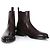 Brunello Cucinelli Stivali Chelsea in mogano Nero - vista 6