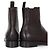 Brunello Cucinelli Stivali Chelsea in mogano Nero - vista 9