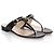 Gucci Sandali infradito in pelle Horsbit Multicolore - vista 4
