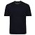 Kiton Navy Wollstrick T-Shirt Blau