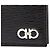 Salvatore Ferragamo NERO Double Gancini Wallet Silver Black - view 4