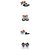 Hermès Sneakers alte Freestyle Bianco/Multi Multicolore - vista 2
