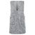 Chanel Abito in tweed con paillettes di perle Bianco/Blu/Nero
